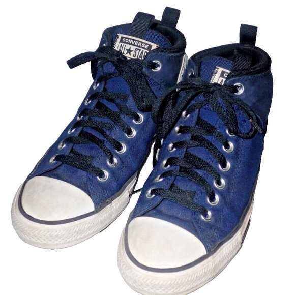 Converse Other - Converse CTAS High Street Midnight Navy High Top Sneakers Mens 7.5 Womens 9.5